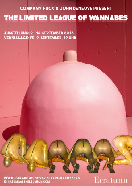 9 September 2016 – Company Fuck & John Deneuve – The Limited League of Wannabes – Berlin, Germany